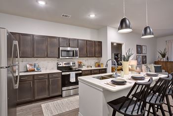 Modern kitchen with island